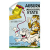 Auburn Tigers - Auburn vs Mississippi State Official Program Cover 11.5.60 - College Wall Art #Wall Decal