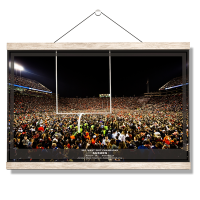 Auburn Tigers - Iron Bowl Champs 2017 - College Wall Art#Hanging Canvas