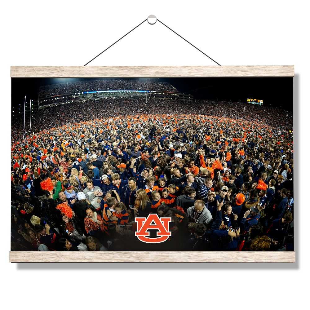 Auburn Tigers - Iron Bowl Storm the Field - College Wall Art#Canvas