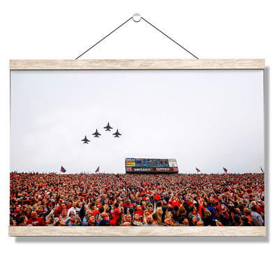 Auburn Tigers - Iron Bowl Fly Over - College Wall Art#Hanging Canvas