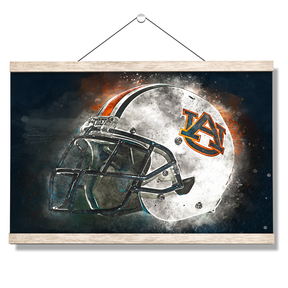 Auburn Tigers - Auburn Helmet - College Wall Art#Canvas