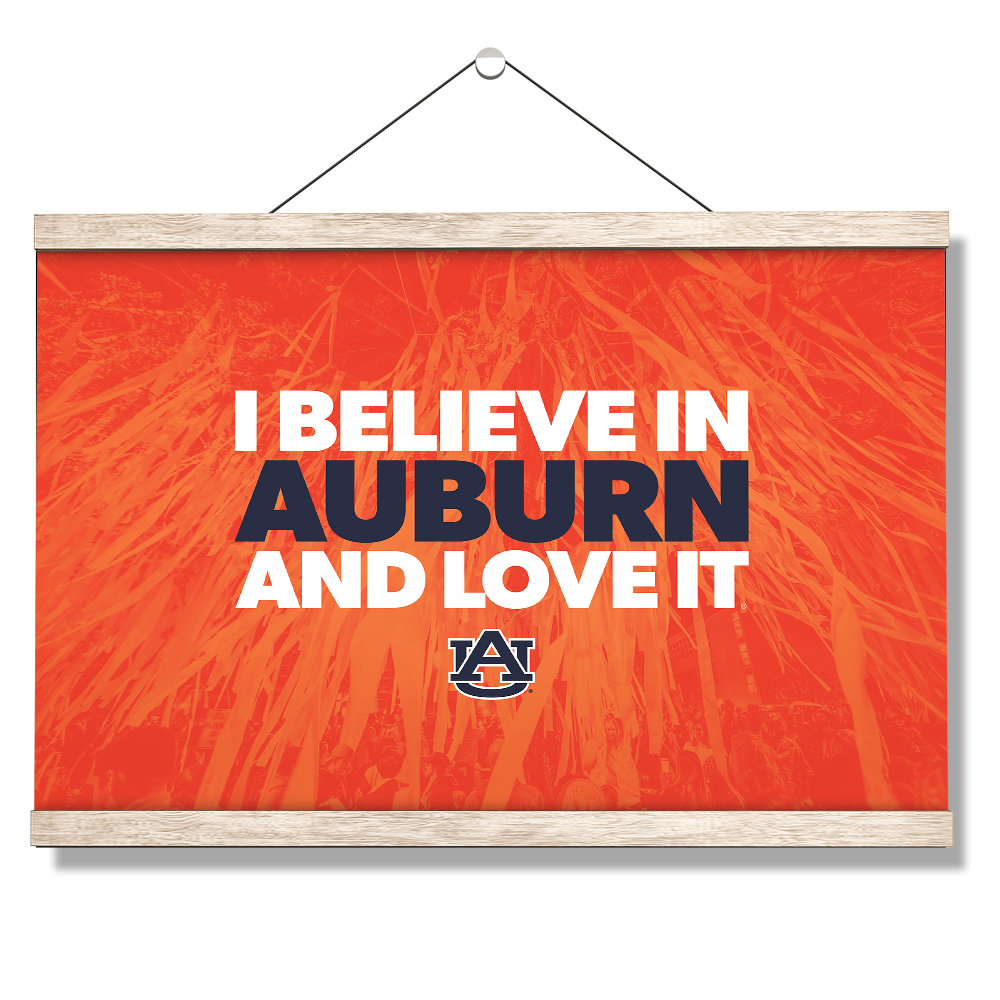 Auburn Tigers - I Believe in Auburn - College Wall Art#Canvas