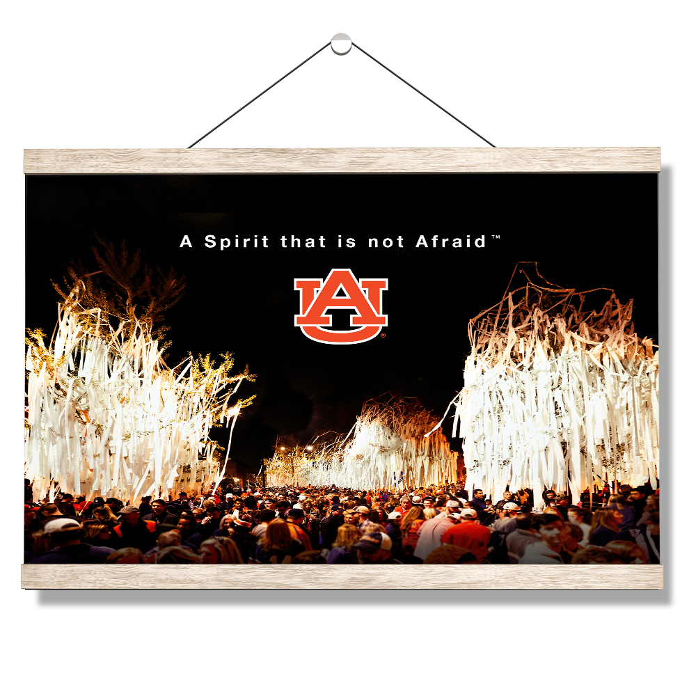 Auburn Tigers - A Spirit That Is Not Afraid - College Wall Art#Canvas