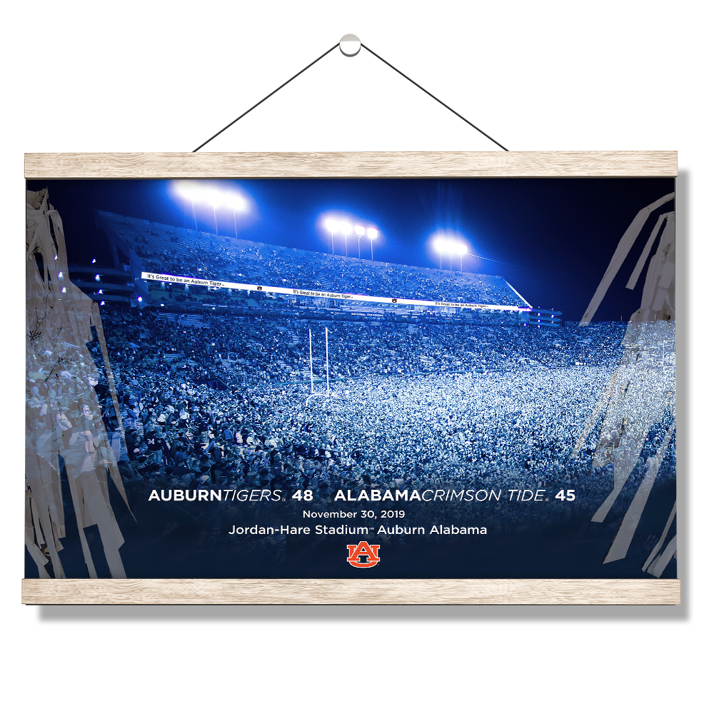 Auburn Tigers - Iron Bowl Win - College Wall Art#Canvas