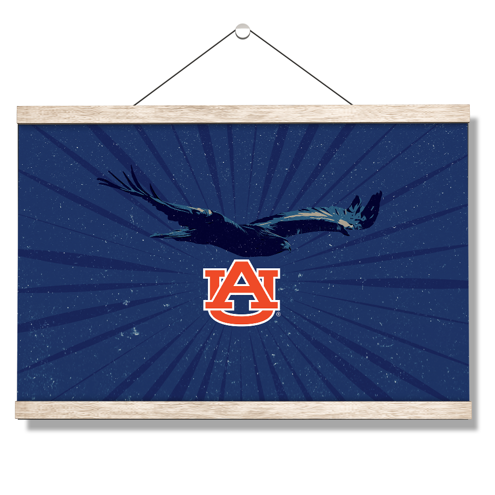 Auburn Tigers - Retro Auburn War Eagle - College Wall Art #Canvas