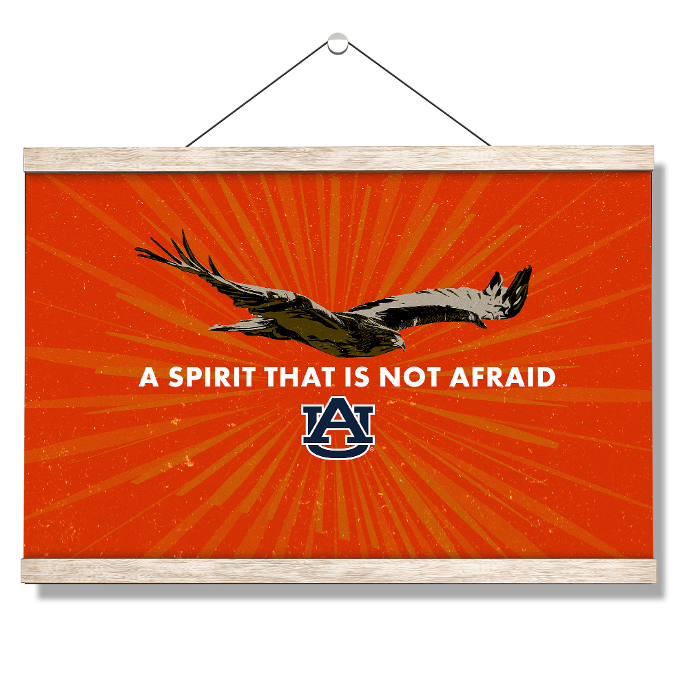 Auburn Tigers - Retro A Spirit that is not afraid - College Wall Art #Canvas