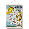 Auburn Tigers - Auburn vs Mississippi State Official Program Cover 11.5.60 - College Wall Art #Hanging Canvas
