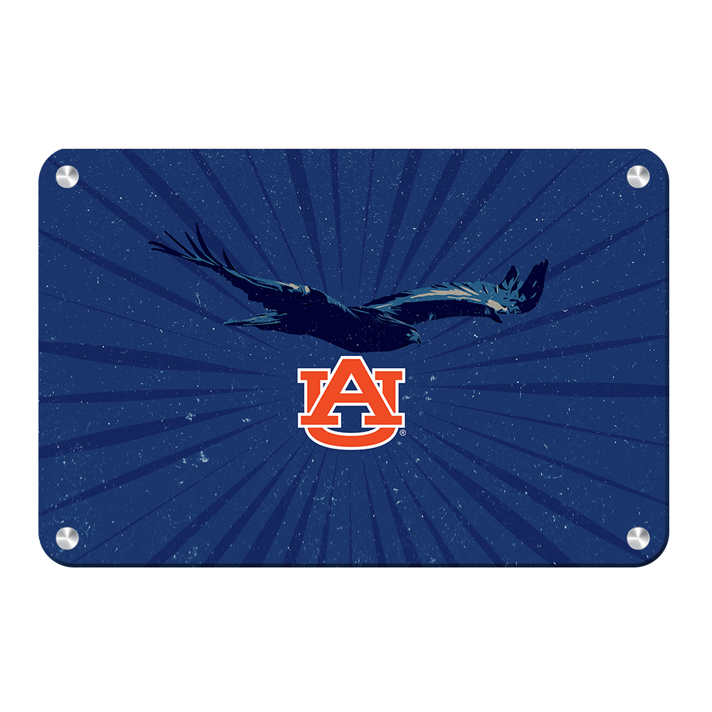 Auburn Tigers - Retro Auburn War Eagle - College Wall Art #Canvas