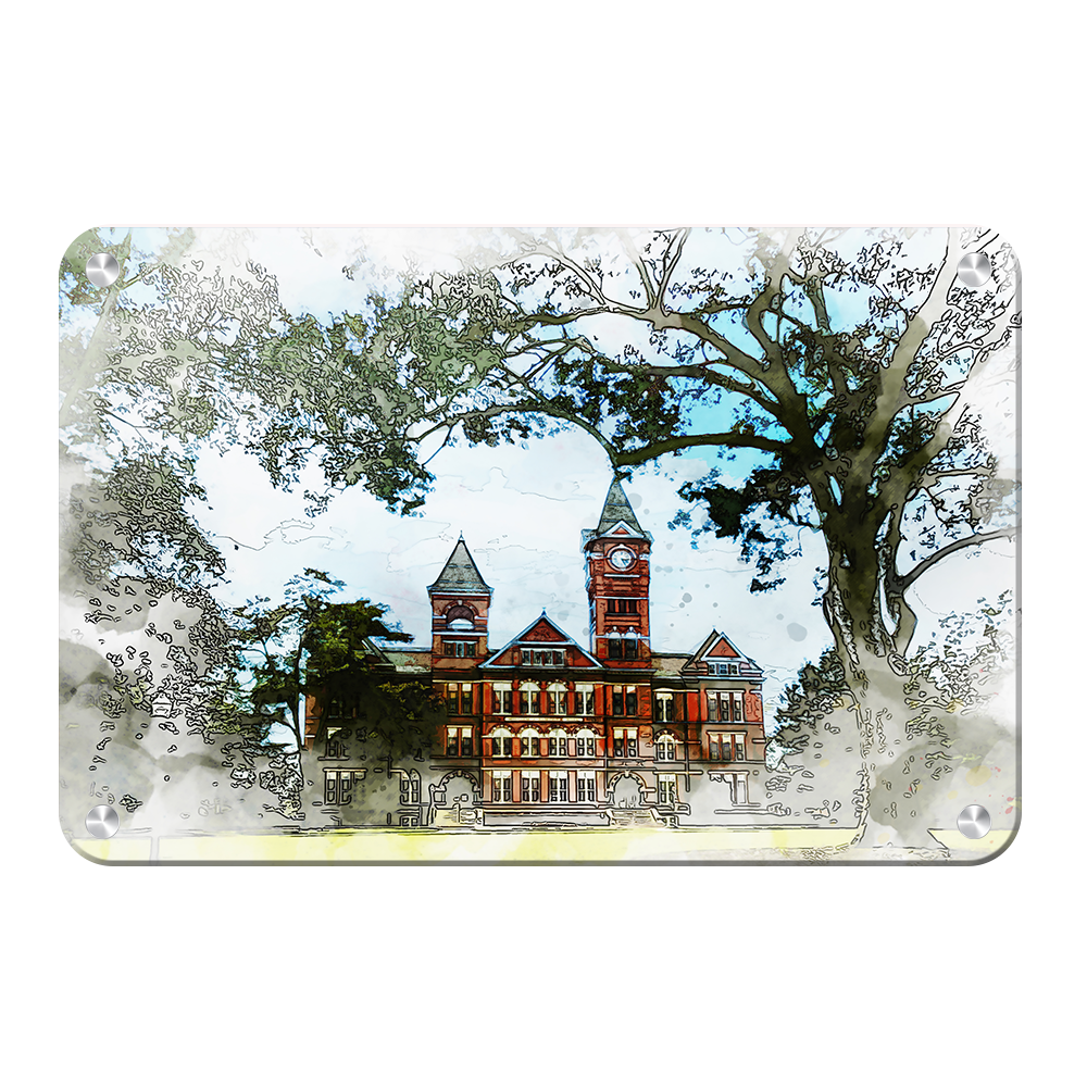 Auburn Tigers - Samford Watercolor -College Wall Art #Canvas