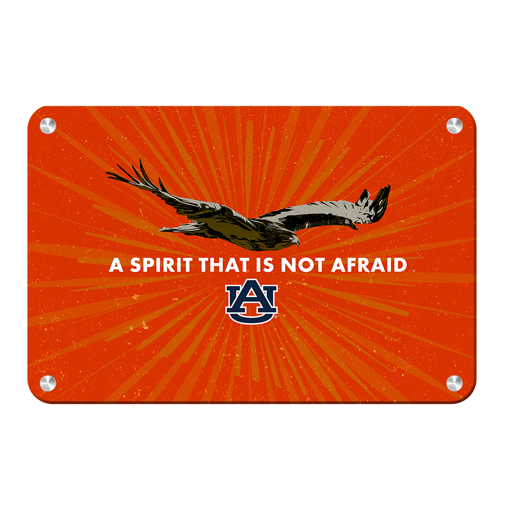 Auburn Tigers - Retro A Spirit that is not afraid - College Wall Art #Canvas