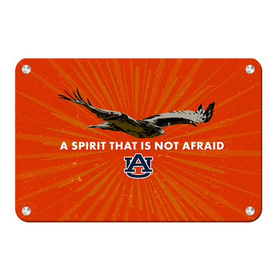 Auburn Tigers - Retro A Spirit that is not afraid - College Wall Art #Metal