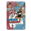 Auburn Tigers - Auburn vs Alabama 52nd Meeting Official Program Cover 11.27.87 - College Wall Art #Metal