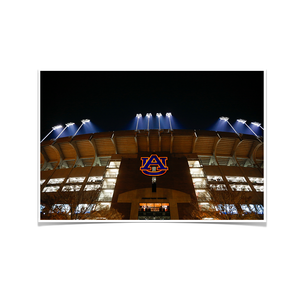 Auburn Tigers - Jordan-Hare Night - College Wall Art#Canvas