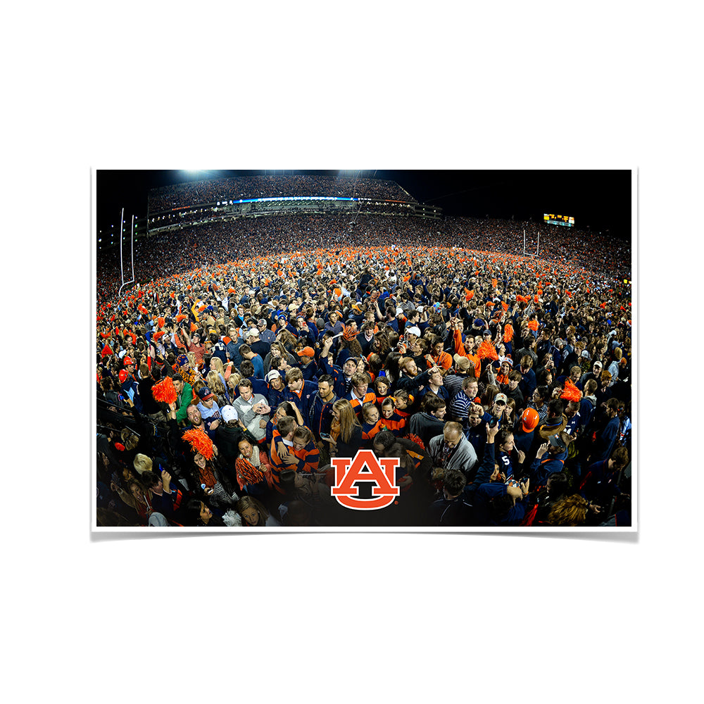 Auburn Tigers - Iron Bowl Storm the Field - College Wall Art#Canvas