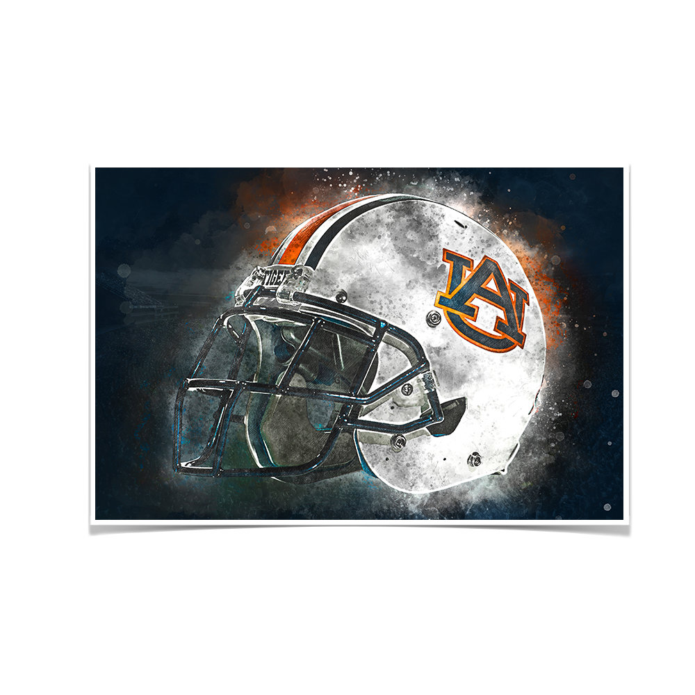 Auburn Tigers - Auburn Helmet - College Wall Art#Canvas