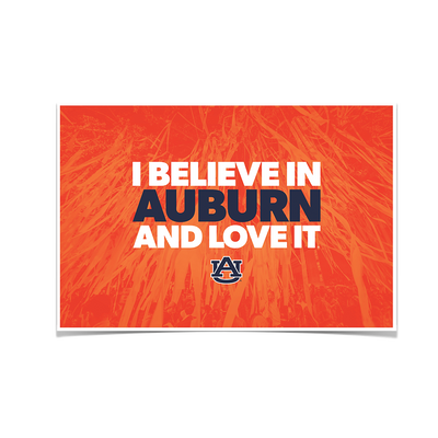 Auburn Tigers - I Believe in Auburn - College Wall Art#Poster