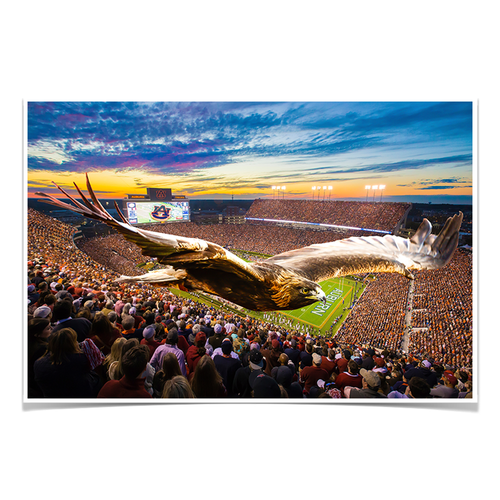 Auburn Tigers - The War Eagle Flight- College Wall Art#Canvas