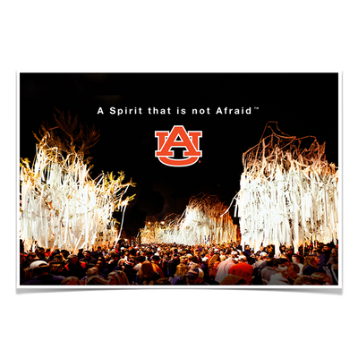 Auburn Tigers - A Spirit That Is Not Afraid - College Wall Art#Poster