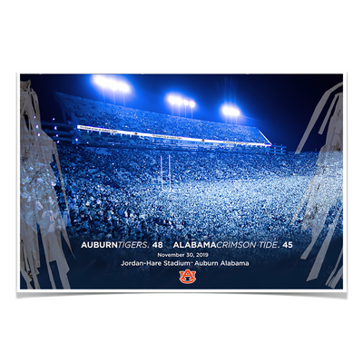 Auburn Tigers - Iron Bowl Win - College Wall Art#Poster