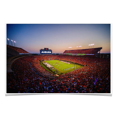 Auburn Tigers - Auburn's Jordan Hare Stadium - College Wall Art #Poster
