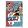 Auburn Tigers - Auburn vs Alabama 52nd Meeting Official Program Cover 11.27.87 - College Wall Art #Poster