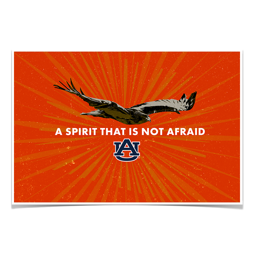 Auburn Tigers - Retro A Spirit that is not afraid - College Wall Art #Canvas