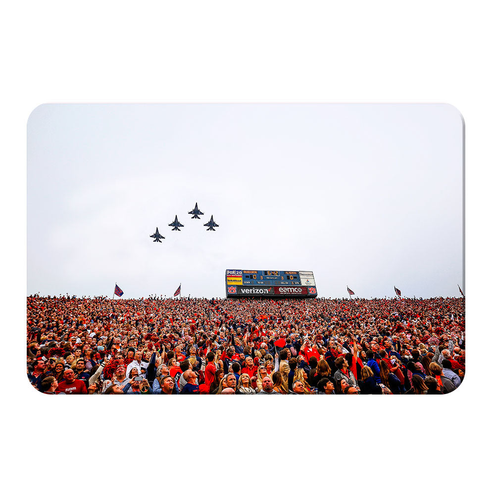 Auburn Tigers - Iron Bowl Fly Over - College Wall Art#Canvas