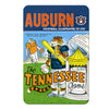 AUBURN TIGERS - Vintage Auburn Football Illustrated vs Tennessee Official Program Cover - College Wall Art #PVC