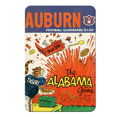 Auburn Tigers - Auburn Football Illustrated The Alabama Game 11.29.69 - College Wall Art #PVC