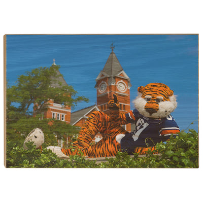 Auburn Tigers - Aubie - College Wall Art#Wood