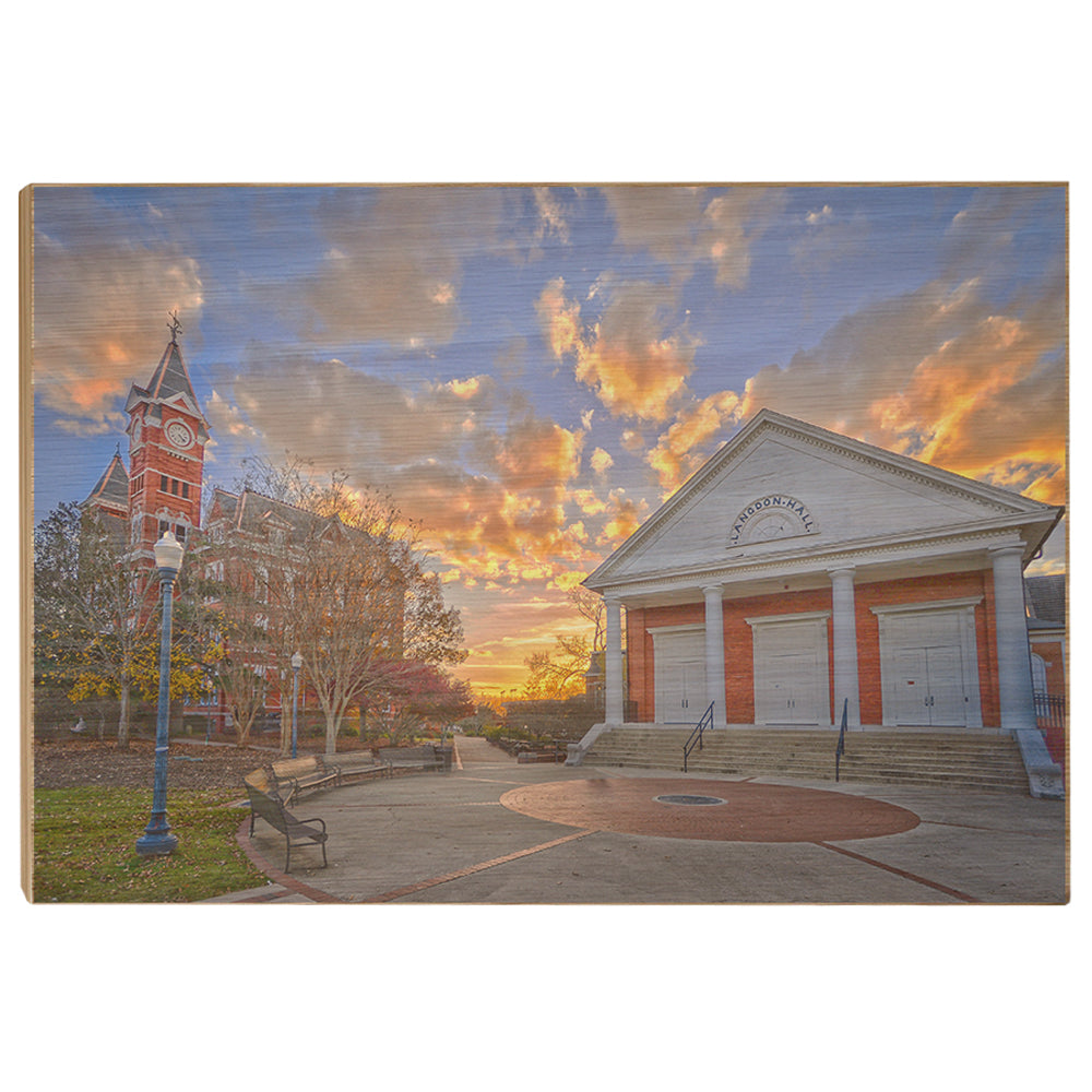 Auburn Tigers - Samford Sunset - College Wall Art#Canvas