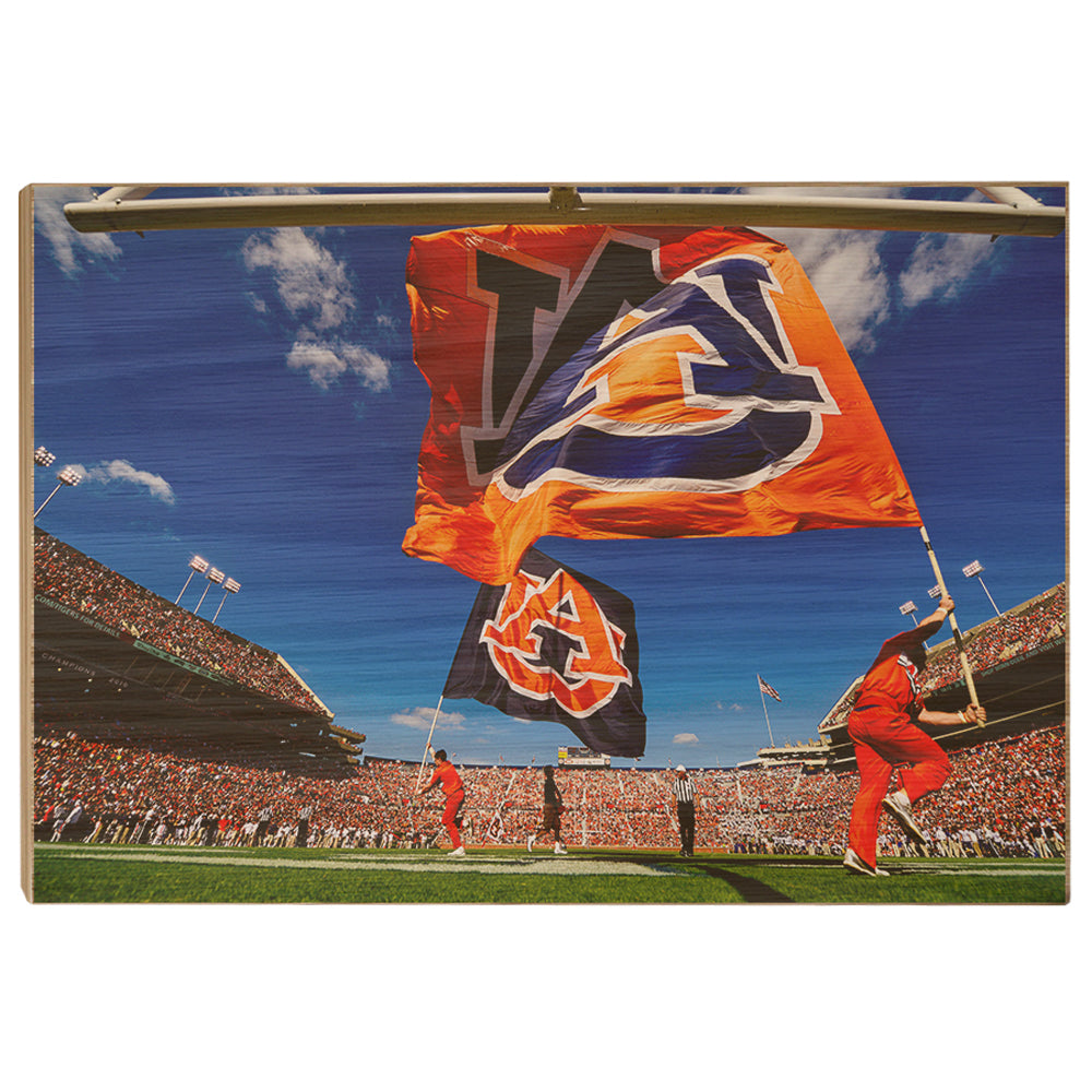 Auburn Tigers - Cheer Flags - College Wall Art#Canvas