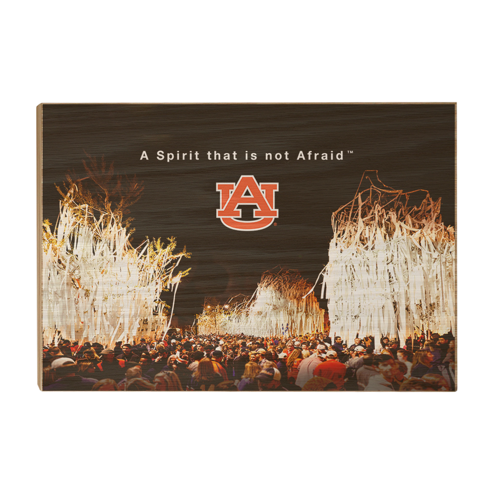 Auburn Tigers - A Spirit That Is Not Afraid - College Wall Art#Canvas