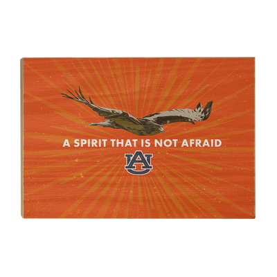 Auburn Tigers - Retro A Spirit that is not afraid - College Wall Art #Wood