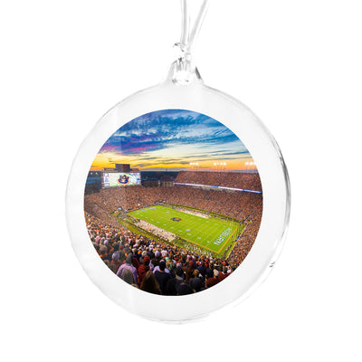 Auburn Tigers - Sunset Over Jordan-Hare Stadium Ornament & Bag Tag