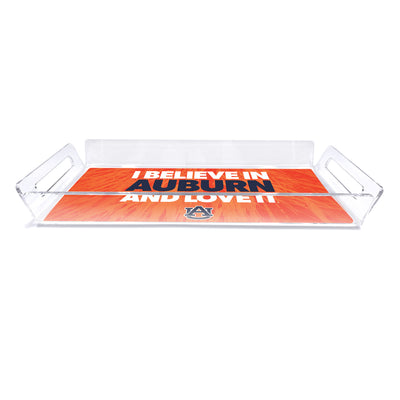 Auburn Tigers - I Believe In Auburn Decorative Tray