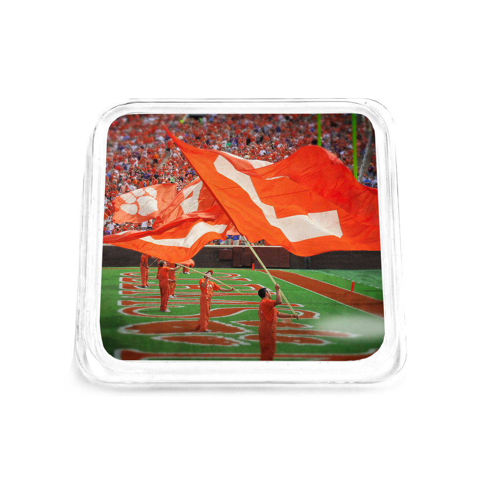Clemson Tigers - Clemson Score! Acrylic Drink Coaster