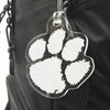 Clemson Tigers - Paw Mark White Ornament & Bag Tag