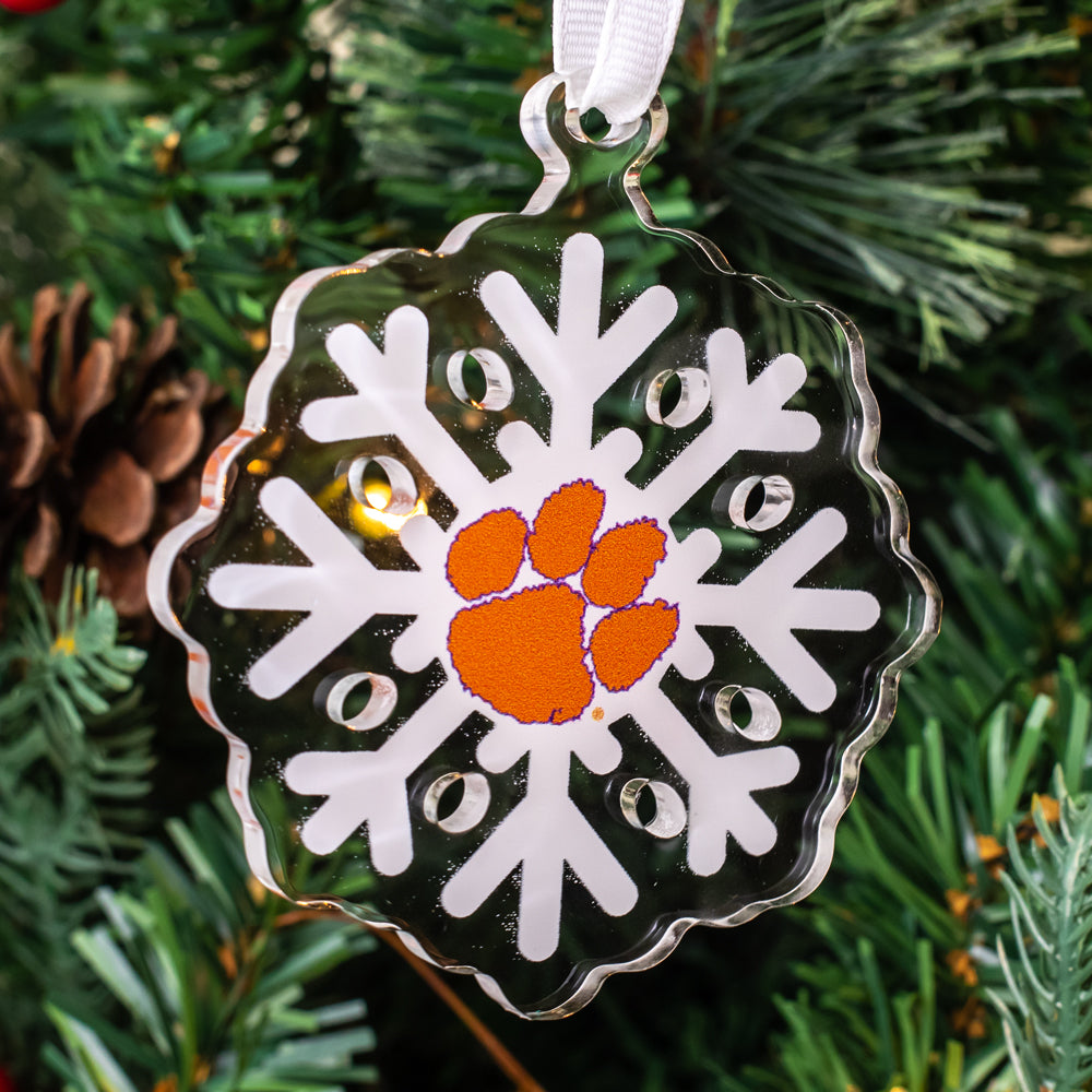 Clemson Tigers - Clemson Snowflake Ornament