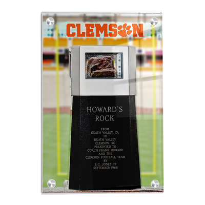 Clemson Tigers - Howards Rock - College Wall Art #Acrylic