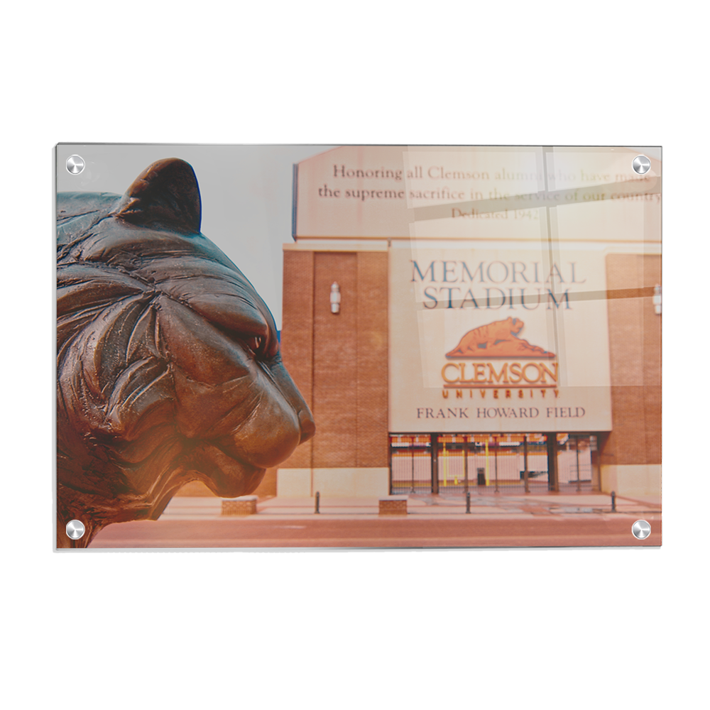 Clemson Tigers - Under a Watchful Eye - College Wall Art #Canvas