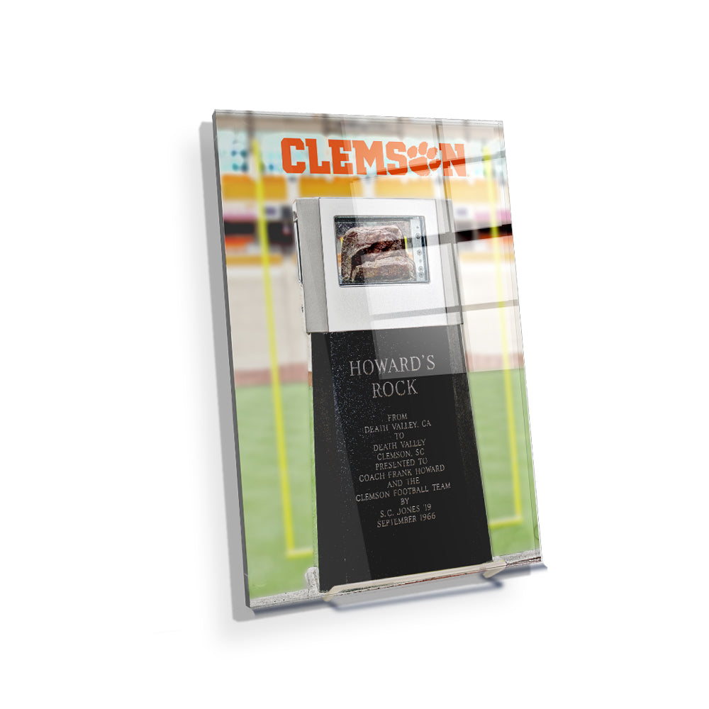Clemson Tigers - Howards Rock - College Wall Art #Canvas