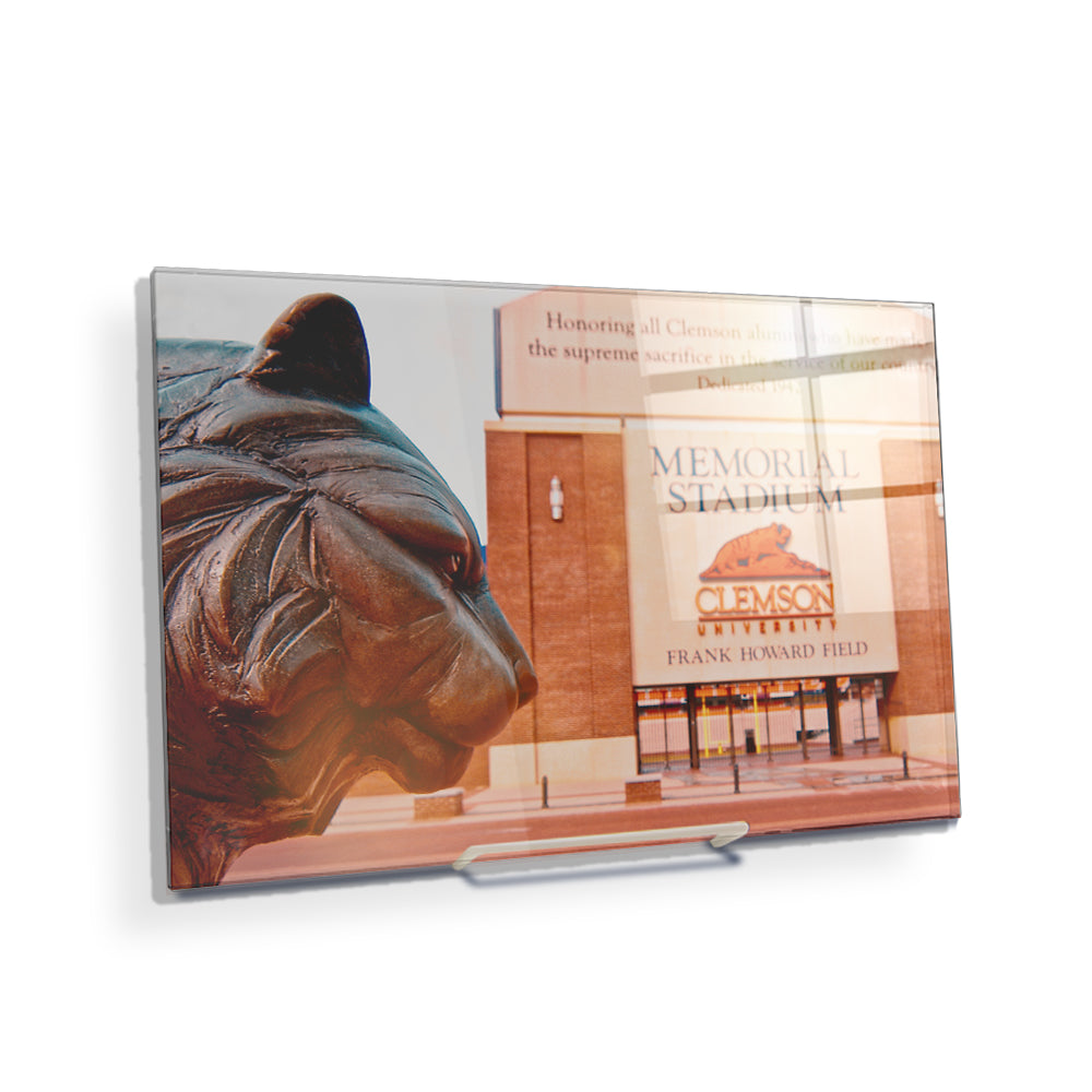 Clemson Tigers - Under a Watchful Eye - College Wall Art #Canvas