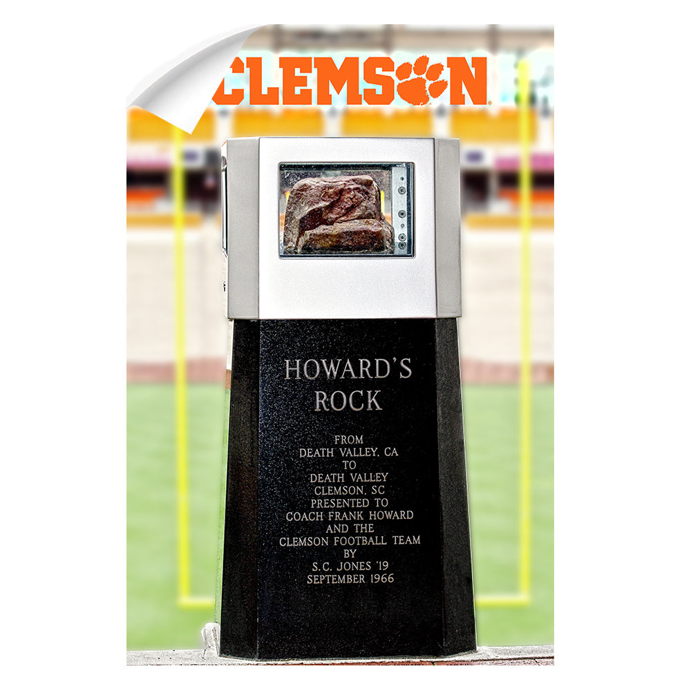 Clemson Tigers - Howards Rock - College Wall Art #Canvas