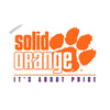 Clemson Tigers - Solid Orange it's About Pride - College Wall Art #Wall Decal