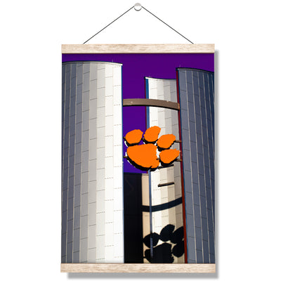 Clemson Tigers - Mark of Excellence - College Wall Art #Hanging Canvas