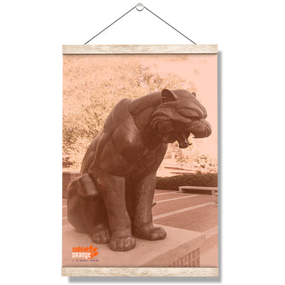 Clemson Tigers - More Solid Orange - College Wall Art #Hanging Canvas