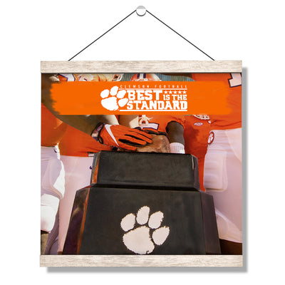 Clemson Tigers - Best is the Standard Howards Rock - College Wall Art #Hanging Canvas