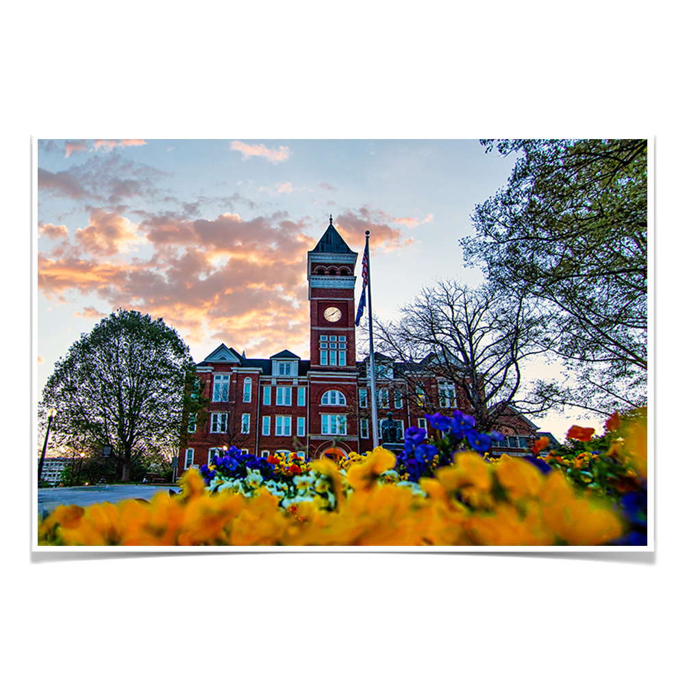 Clemson Tigers - Main Sunset - College Wall Art #Canvas