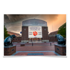 Clemson Tigers - Watchfull Eyes Sunset - College Wall Art #Poster
